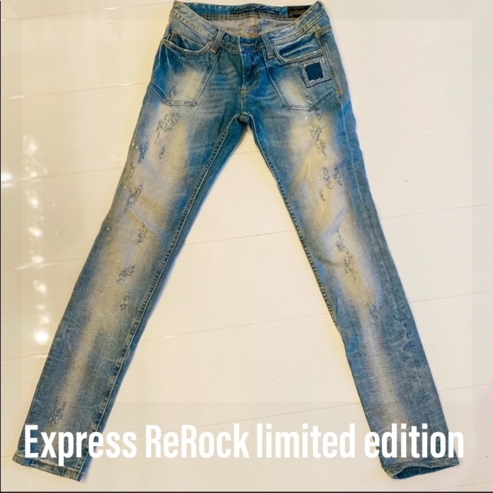 Express ReRock limited edition skinny jean.